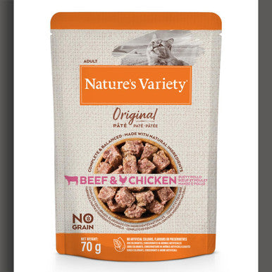 Nature's Variety Original Adult Wet Cat Food Pouches - Multipack