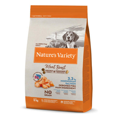 Nature's Variety Meat Boost Dry Dog Food - Norwegian Salmon