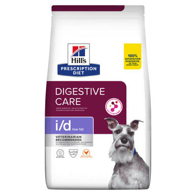 Hill's Prescription Diet i/d Digestive Care Low Fat Adult/ Senior Dry Dog Food with Chicken