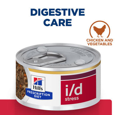 Hill's Prescription Diet i/d Stress Mini Digestive Care Adult/Senior Wet Dog Food - Chicken with Vegetables Stew