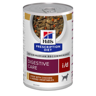 Hill's Prescription Diet i/d Digestive Care Wet Dog Food with Chicken 12 x 354g