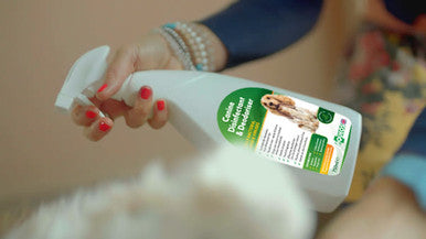 Aqueos Canine Disinfect Deodoriser Spray Fragranced