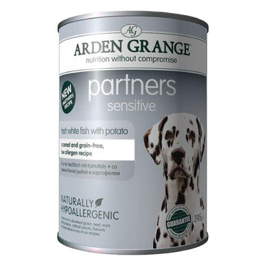 Arden Grange Partners Sensitive Ocean White Fish & Potato Wet Dog Food