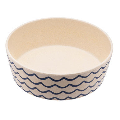 Beco Pets Bamboo Printed Bowl Save the Waves