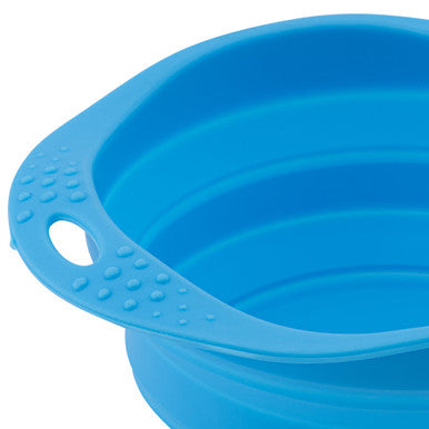 Beco Pets Collapsible Blue Dog Travel Bowl