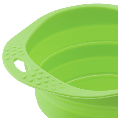 Beco Pets Collapsible Green Dog Travel Bowl