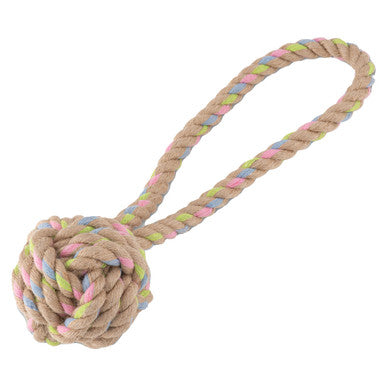 Beco Pets Hemp Ball on Hoop Dog Toy