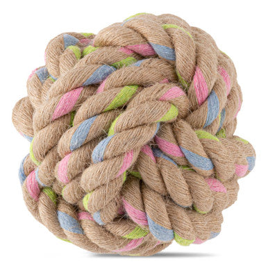 Beco Pets Hemp Rope Ball Dog Toy