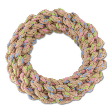 Beco Pets Hemp Rope Tough Dog Toy - Jungle Ring