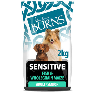 Burns Sensitive Adult/ Senior Fish Dry Dog Food