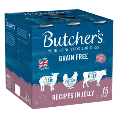 Butcher's Grain-free Meaty Recipes in Jelly Wet Dog Food