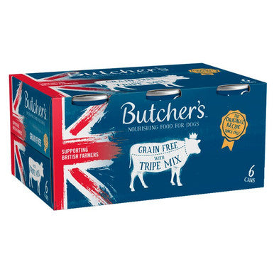 Butcher's Tripe Dog Food Tins