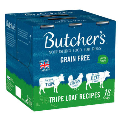 Butcher's Grain-free Adult Wet Dog Food - Tripe Loaf Recipes