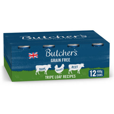 Butcher's Tripe Loaf Recipes Dog Food Tins