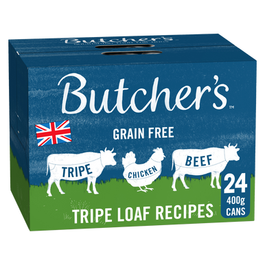 Butcher's Tripe Loaf Recipes Dog Food Tins