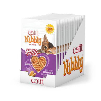 Catit Nibbly Grills Chicken & Scallop Cat Treat