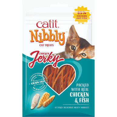 Nibbly Jerk Chicken & Fish Cat Treat