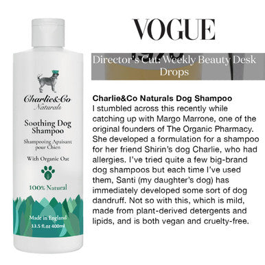 Charlie & Co Natural 100% Natural Whitening Shampoo for Dog