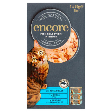 Encore Cat Broth Tin Fish Selection