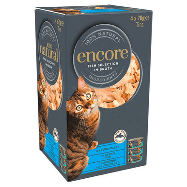 Encore Cat Broth Tin Fish Selection