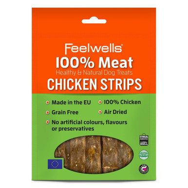 Feelwells 100% Meat Chicken Strips Dog Treat