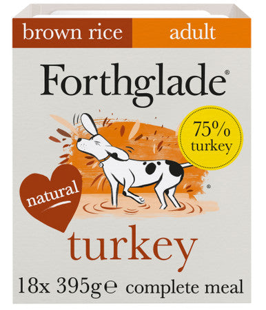 Forthglade Complete Adult Turkey Brown Rice & Veg Wet Dog Food