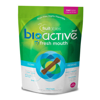 Fruitables Bioactive Fresh Mouth Dental Chew for Tiny Dog