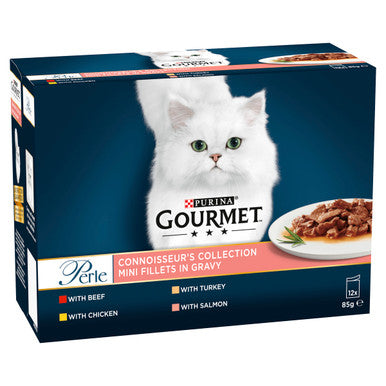 Gourmet Perle Connoisseurs Cat Food Mixed