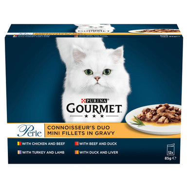 Gourmet Perle Connoisseurs Duo Cat Food Meat