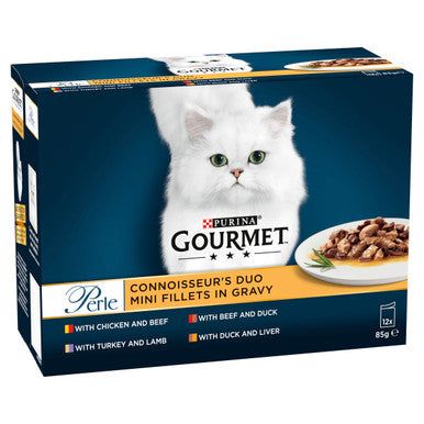 Gourmet Perle Connoisseurs Duo Cat Food Meat