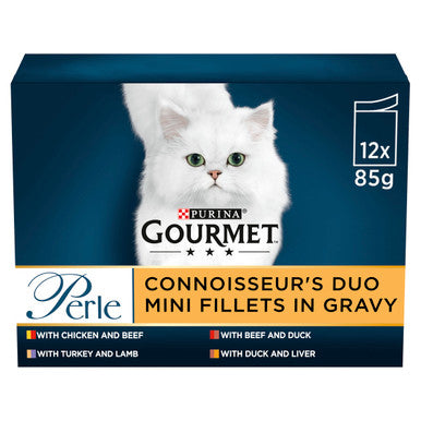 Gourmet Perle Connoisseurs Duo Cat Food Meat