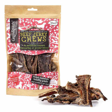 Green & Wilds Beef Jerky Chews Dog Treat