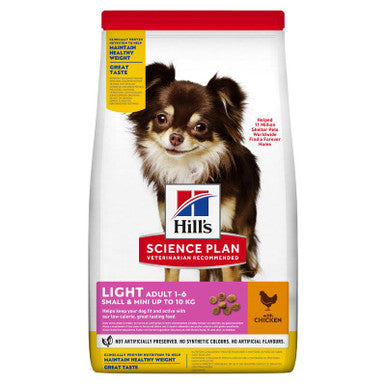 Hill's Science Plan Adult Light Small & Mini Adult Dry Dog Food - Chicken