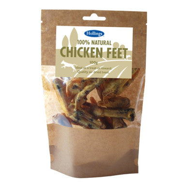 Hollings 100% Natural Chicken Feet Dog Treat