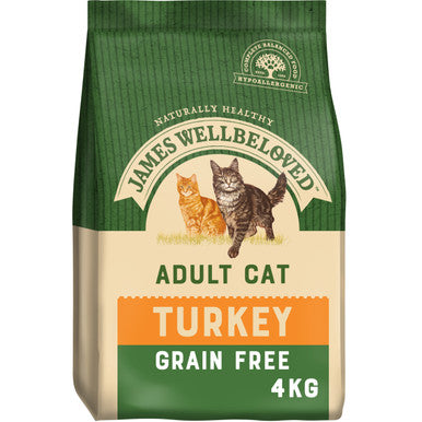 James Wellbeloved Grain-free Adult Turkey Dry Cat Food