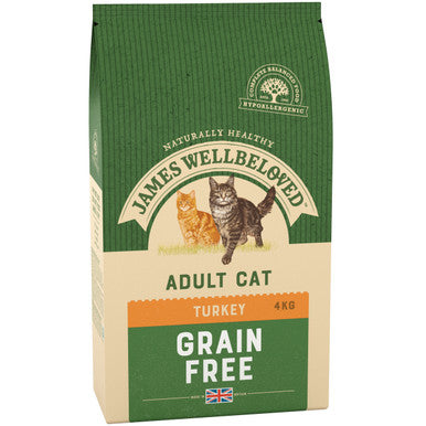 James Wellbeloved Grain-free Adult Turkey Dry Cat Food