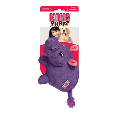 KONG Phatz Hippo Dog Toy