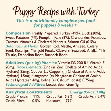 Lily's Kitchen Turkey & Duck Wet Food for Puppies