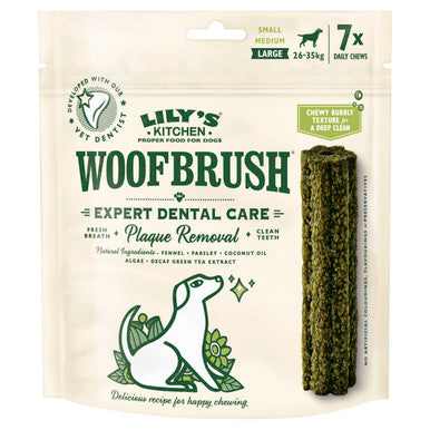 Lily's Kitchen Woofbrush Natural Daily Dental Chew Large Dog Multipack