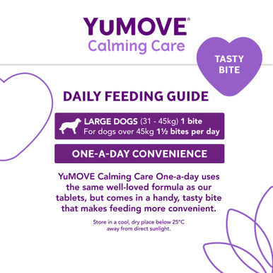 YuMOVE One-A-Day Calming Care Supplement for Large Dogs