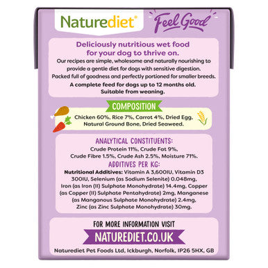 Naturediet Feel Good Puppy Complete Wet Dog Food