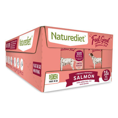 Naturediet Feel Good Salmon Complete Wet Dog Food