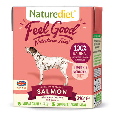 Naturediet Feel Good Salmon Complete Wet Dog Food