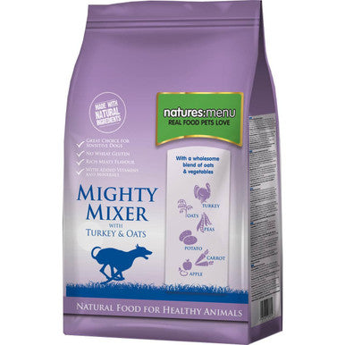 Natures Menu Mighty Mixer Turkey & Oats Dry Dog Food