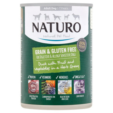 Naturo Duck with Blueberries Dog Food