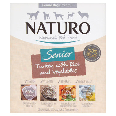 Naturo Senior Turkey & Rice with Vegetables