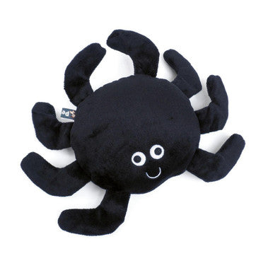 Petface Bees & Bugs Super Tough Rubber & Plush Izzy Spider Dog Toy