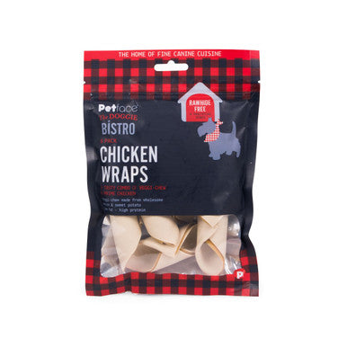 Petface The Doggie Bistro Chicken Wraps Dog Treat