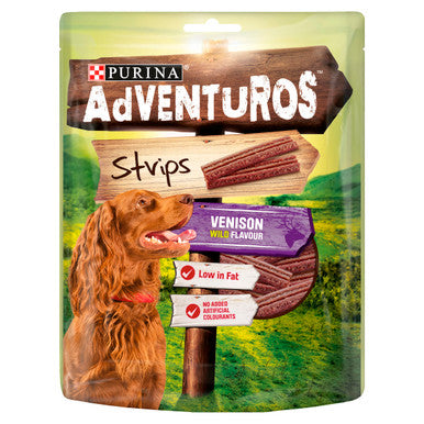 Purina Adventuros Strips Dog Treat Venison