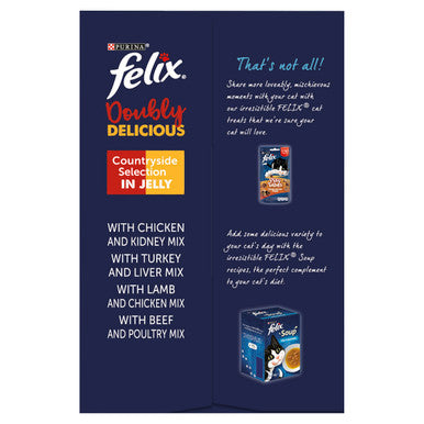 Purina Felix As Good As It Looks Doubly Delicious Senior Cat Food Meat